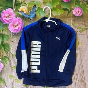 PUMA Dark Blue and Royal Blue Jacket